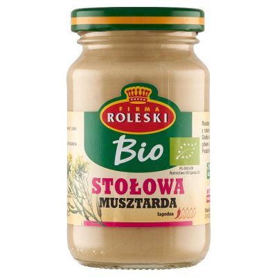 Firma Roleski Bio Musztarda stołowa 210 g