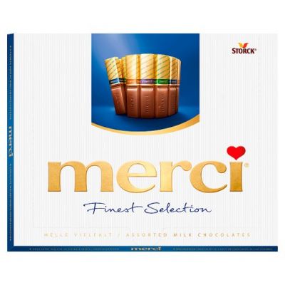 merci Milk Selection Kolekcja czekoladek mlecznych 250 g (20 sztuk)