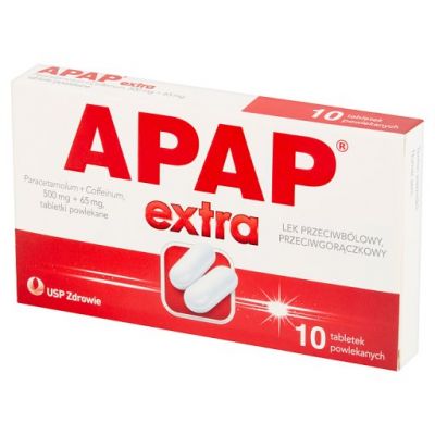 Apap Extra Lek przeciwbólowy przeciwgorączkowy 10 sztuk