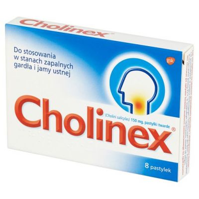 Cholinex Pastylki 8 sztuk