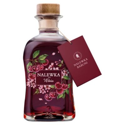 Nalewka Babuni Likier wiśnia 500 ml