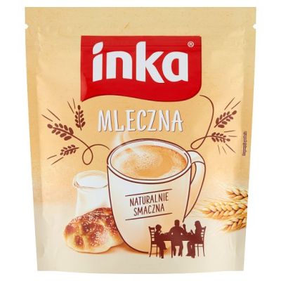 Inka Napój na bazie rozpuszczalnej kawy zbożowej z mlekiem 200 g