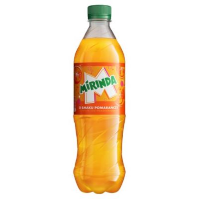 Mirinda Napój gazowany o smaku pomarańczy 0,5 l